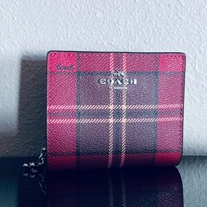 Coach plaid wallet